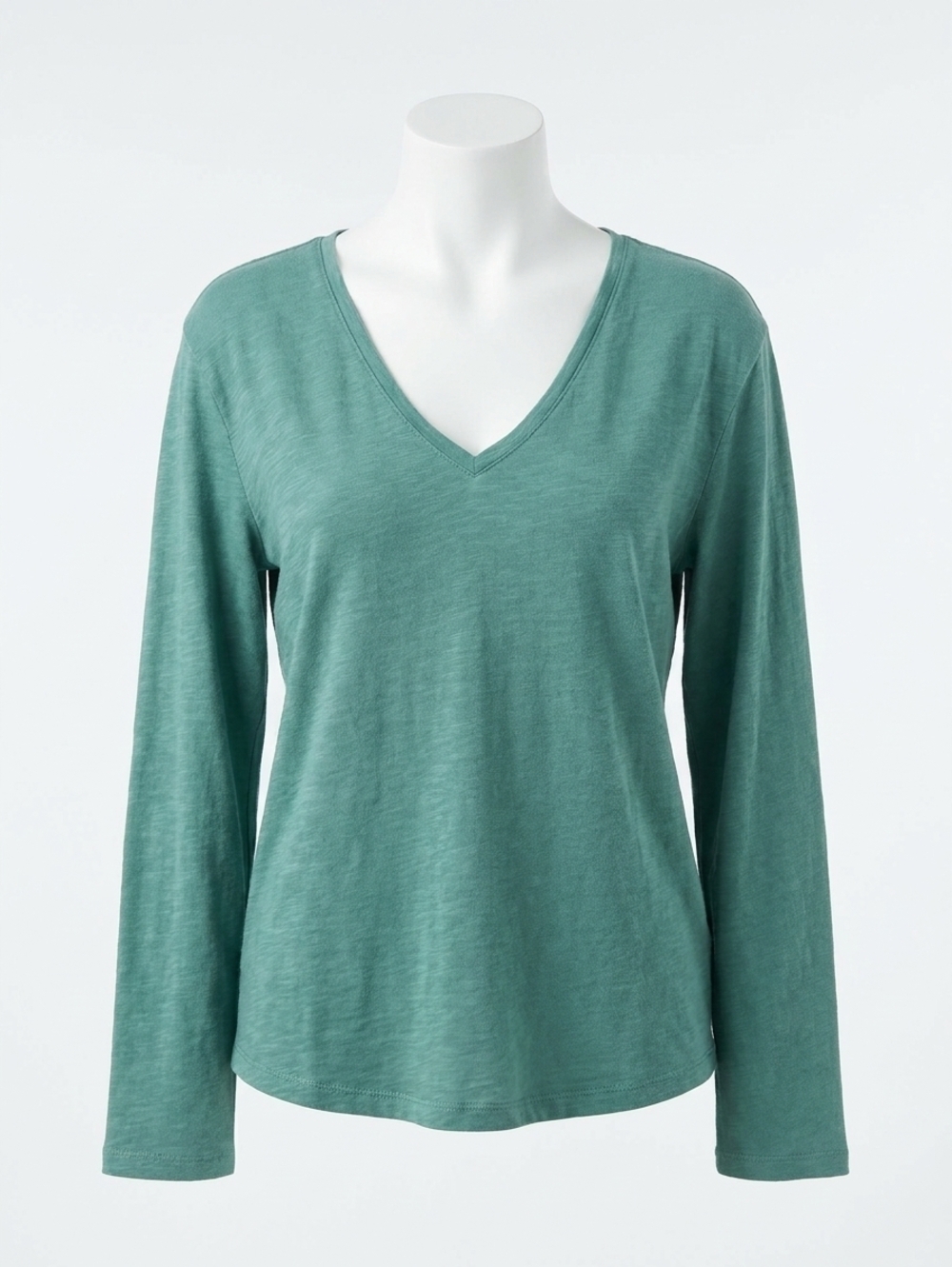 NEW NATION LTD remi v neck top in sagebrush